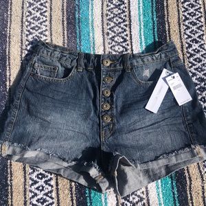 High waisted shorts